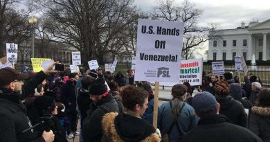 Casa Blanca protesta a favor de Venezuela