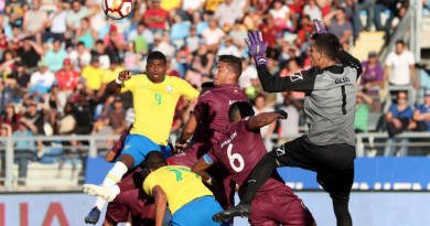 Vinotinto Sub20 cayó ante Brasil