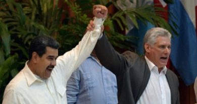 Díaz Canel y Maduro