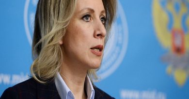 portavoz del Ministerio de Asuntos Exteriores de la Federación de Rusia, María Zajárova