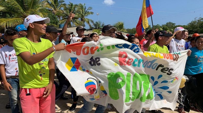 Chambistas realizaron jornada de saneamiento en Los Totumos de Miranda