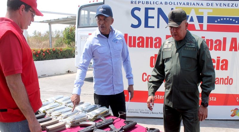 Efectivos del Comando de la Zona 41 de la GNB y el Seniat participaron en el decomiso de armamento bélico