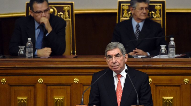Óscar Arias Sánchez, ex presidente de Costa Rica EN cARACAS