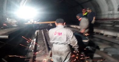 Personal Metro Los Teques realizó cambio de rieles en tramo Adjuntas Ayacucho