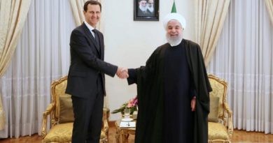 El presidente de Siria, Bashar al Assad, se reunió este lunes en Teherán con su homólogo de Irán, Hasán Rohaní (Foto agencias)