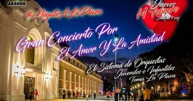 Concierti por la paz y la Vida en Aragua