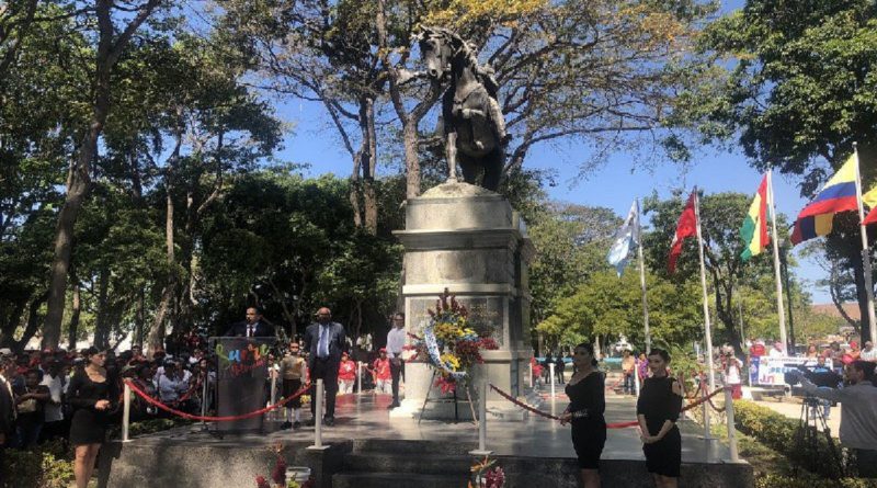 Actos por natalicio 224 de Antonio José de Sucre en Cumaná