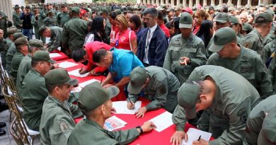 FANB se suma a jornada de recolección de firmas por la paz