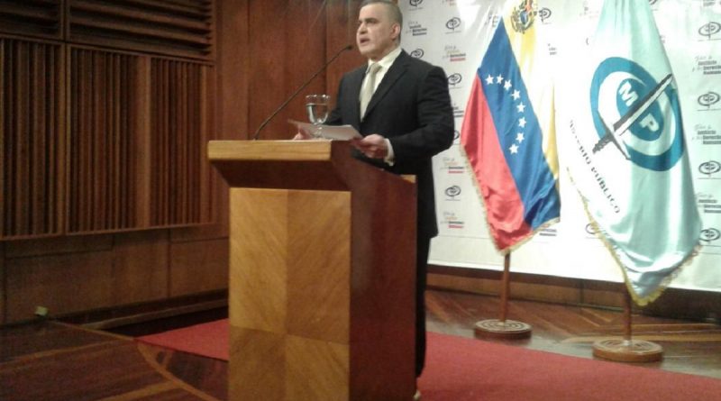 Fiscal General: Supuesta ayuda de EE. UU. es un show sumamente peligroso