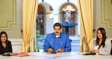 Presidente Maduro desde Miraflores (Foto Prensa Presidencial)