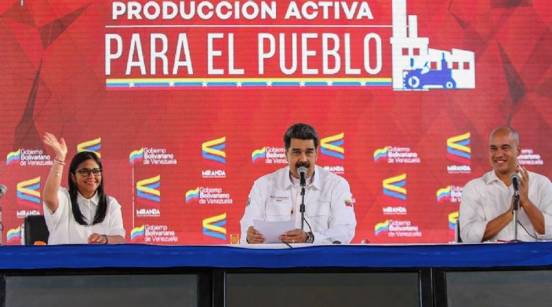Presidente Maduro en Recuperación de planta alimentos para animales en Valles del Tuy