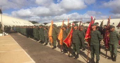 Marcha administrativa de FANBB en Faja Petrolífera del Orinoco