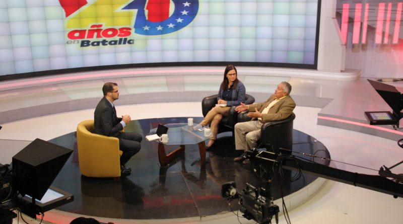 Blanca Eeckhout y Fernando Soto Rojas en VTV