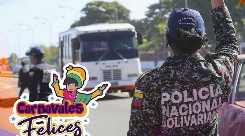 Retorno Seguro en dispositivo Carnavales Felices 2019 (Foto MPPRIJP)