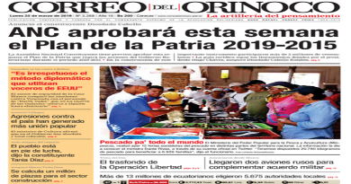 Lea aquí las portadas de los principales diarios de Venezuela este 19MARZO