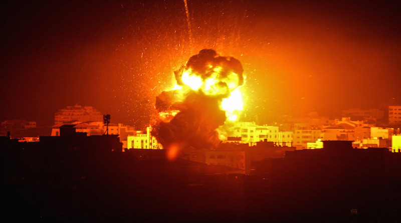 Ejército israelí realiza ataques aéreos contra la Franja de Gaza