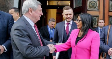 Vicepresidenta Delcy Rodríguez se reunió con presidente de Duma Estatal rusa