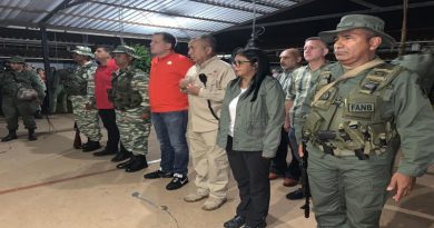 Delcy Rodríguez en el estado Bolívar