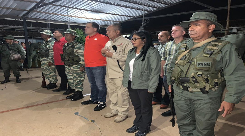 Delcy Rodríguez en el estado Bolívar