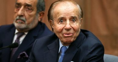 El expresidente argentino Carlos Menem en Buenos Aires, Argentina, 28 de febrero de 2019 (Agustin Marcarian / Reuters)