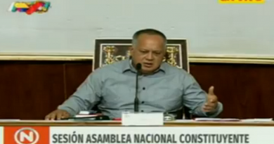 Diosdado Cabello, Pdte. ANC (fFotograma VTV)