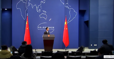 Portavoz del Ministerio de Asuntos Exteriores de China, Geng Shuang, respondió este martes a las declaraciones del asesor de Seguridad Nacional del presidente de EE.UU., John Bolton, (Fotograma RT)