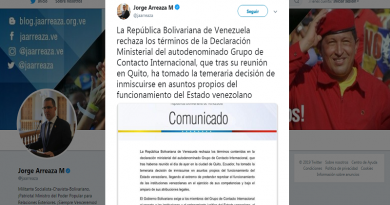 Venezuela exige al “Grupo de Contacto Internacional” respeto a la soberanía y cesar sesgos injerencistas (Foto @jaarreaza)