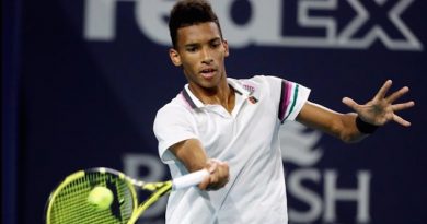 Felix Auger-Aliassime se medirá a Isner en semifinal del Abierto de Miami