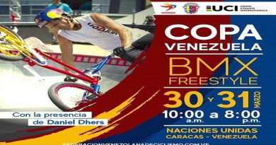 Ciclista Daniel Dhers estará en la Copa Venezuela BMX este fin de semana