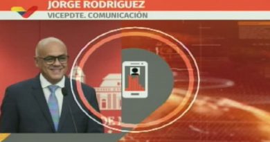 Vicepresidente sectorial Jorge Rodríguez anuncia suspensión de actividades laborales y educativas para este lunes 11 de marzo (Fotograma VTV)