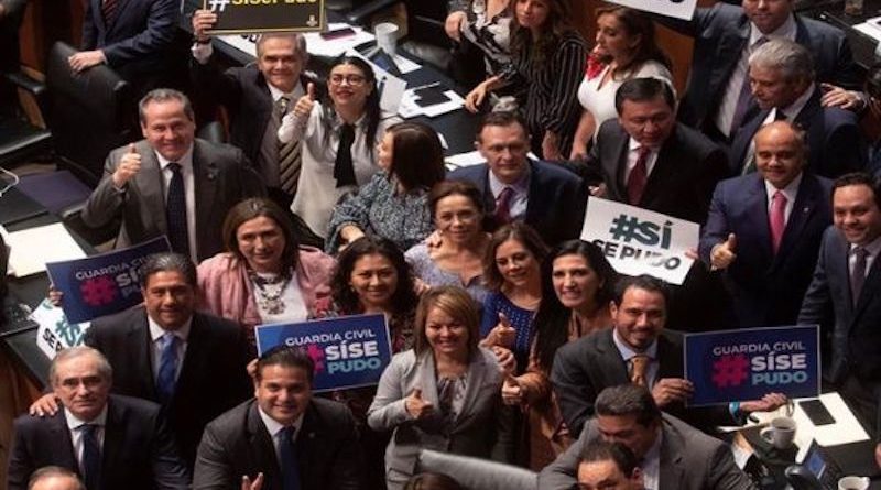 Creación de Guardia Nacional fue aprobada por Cámara de Diputados de México