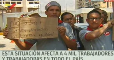 Discriminación salarial denuncian trabajadores de Supermercados Central Madeirense (Fotograma VTV)