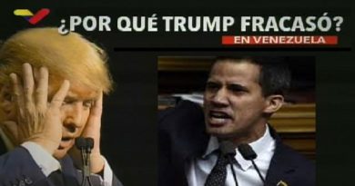Roberto Malaver analiza los fracasos de Trump gracias a su autoproclamado Guaidó (Fotograma VTV)