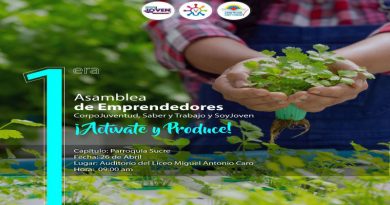 Realizaran primera Asamblea de Emprendedores CorpoJuventud, Saber y Trabajo y Soy Joven