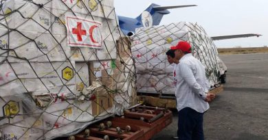 Arriban 24 toneladas de insumos médicos coordinadas entre el presidente Maduro y Cruz Roja Internacional