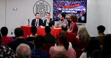Activistas políticos estadounidenses crean Comité Anti-Sanciones en rechazo al criminal bloqueo por parte de EE.UU. contra Venezuela