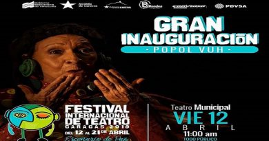 Este 12A Caracas se convertirá en la Capital Internacional del Teatro