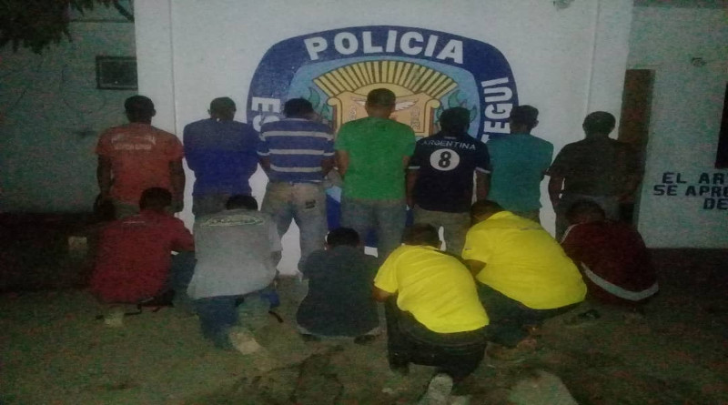 Funcionarios de PoliAnzoátegui detienen a once sujetos por robo a bienes públicos