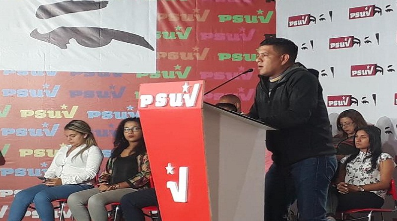Pedro Infante, vocero de la reunión Nacional del PSUV (Foto PSUV)