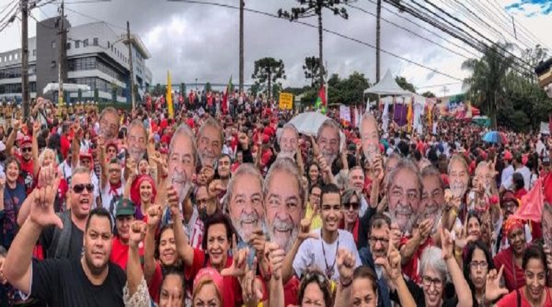 Al menos 10 mil personas se movilizaron en Jornada Mundial "Lula Libre"