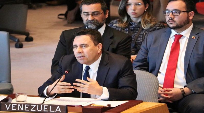 Samuel Moncada.embajador de Venezuela en ONU (Foto MPPRE)
