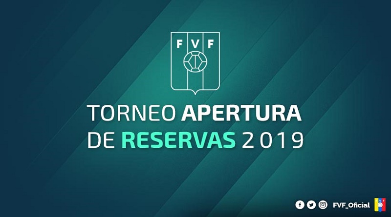 Torneo Apertura de Reservas 2019 inicia el 13 de abril