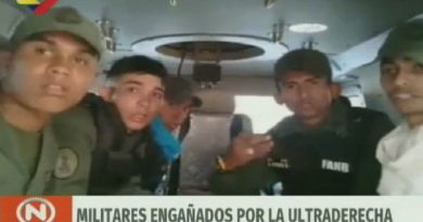 Efectivos GNB engañados por la derecha (FotogramaVTV)