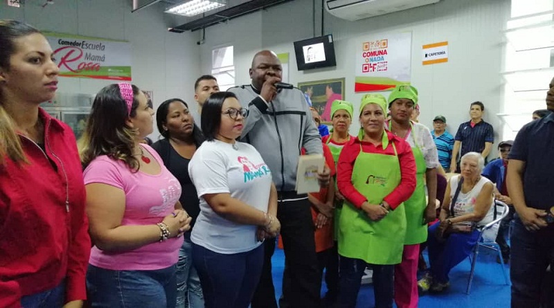 Comedor Escuela Mama Rosa en Caricuao (Foto Mimou Vargas)