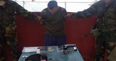 La #Zodi aprendió en la aldea las Aguaditas frontera tachirense, a Gerson Yacumal, de nacionalidad colombiana, portando el uniforme de nuestra #FANB (Foto @FreddyBernal)