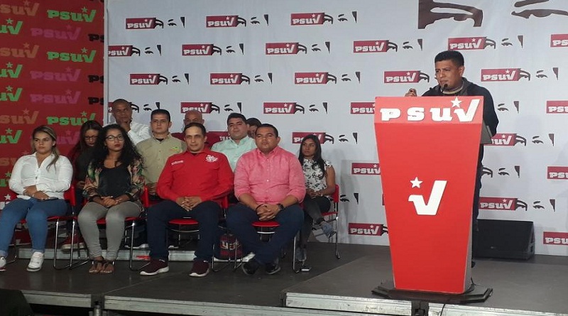 Pedro Infante, vocero de la reunión Nacional del PSUV (Foto PSUV)