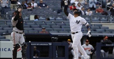 Gleyber Torres la botó tres veces ante los Orioles de Baltimore