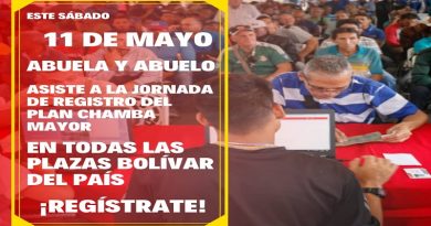 Arranca registro de Plan Chamba Mayor en plazas Bolívar del país