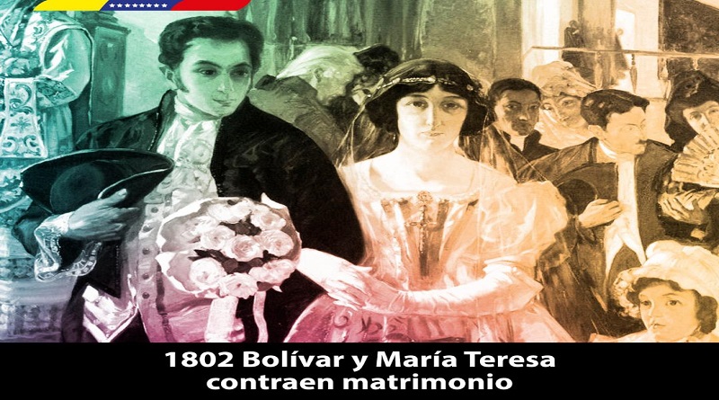 Presidente Maduro recuerda juramento de amor eterno entre Simón Bolívar y María Teresa