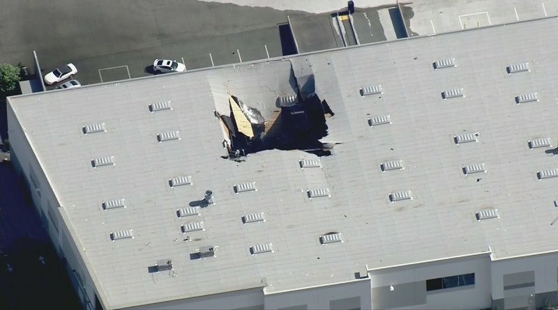 Avión de guerra F-16 de EEUU se estrella cerca de base militar en California (Foto RT)